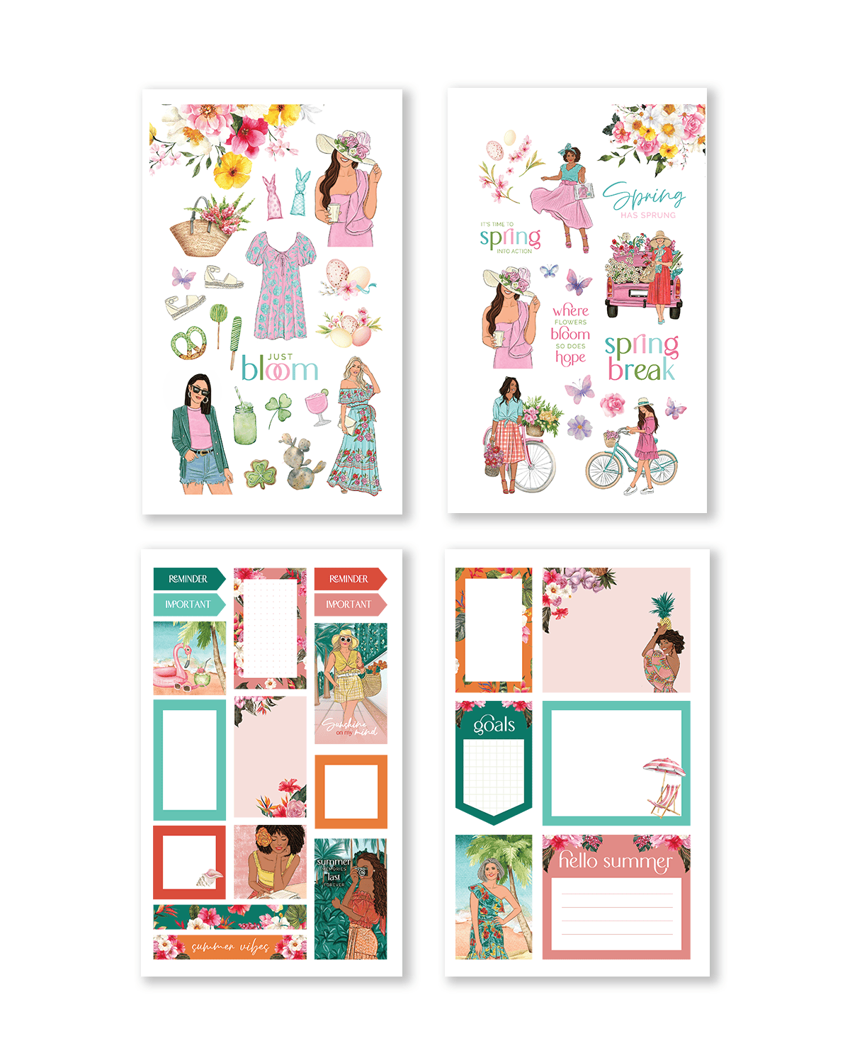 Whimsical Seasonal Sticker Book