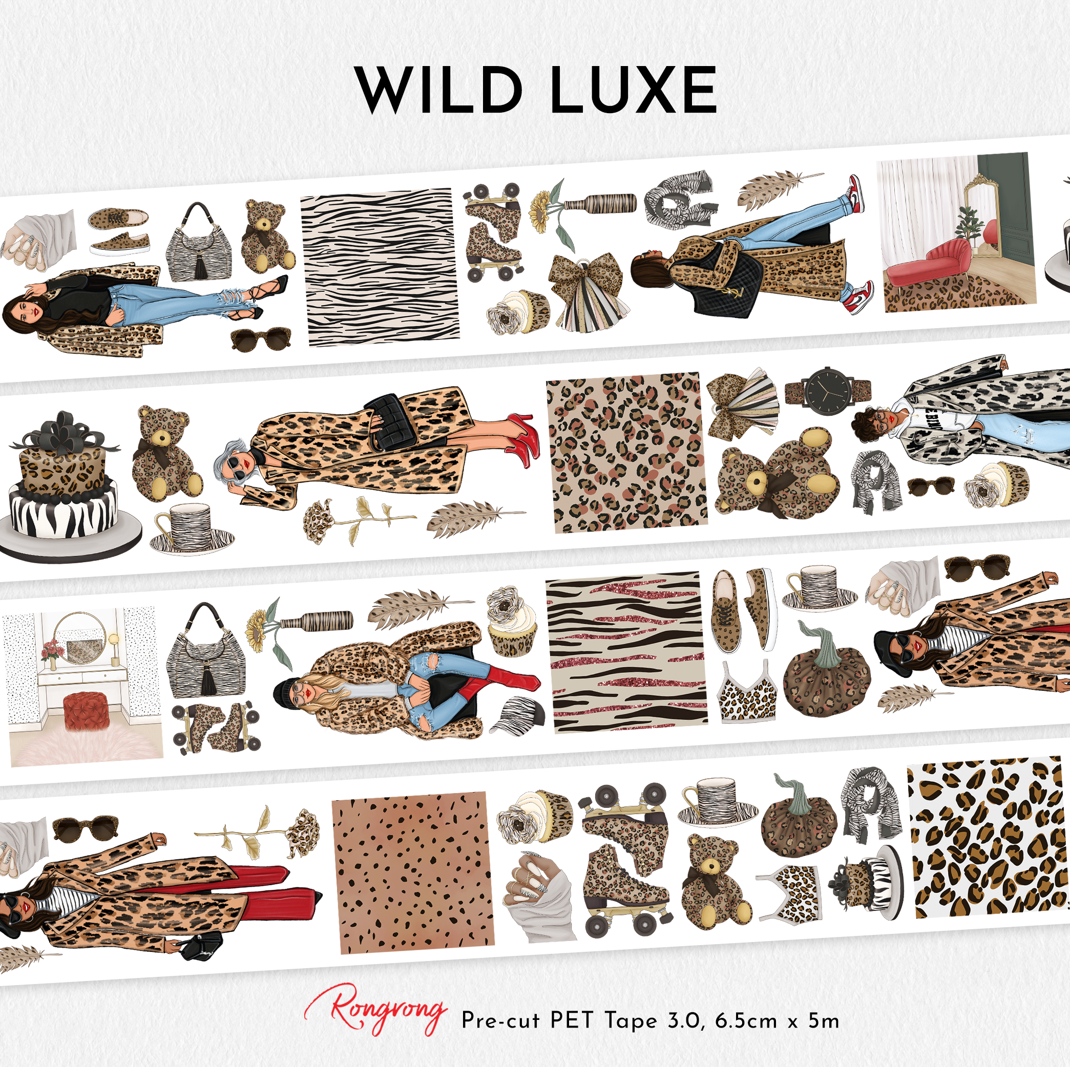 Wild Luxe Pre-cut PET Tape [3.O]