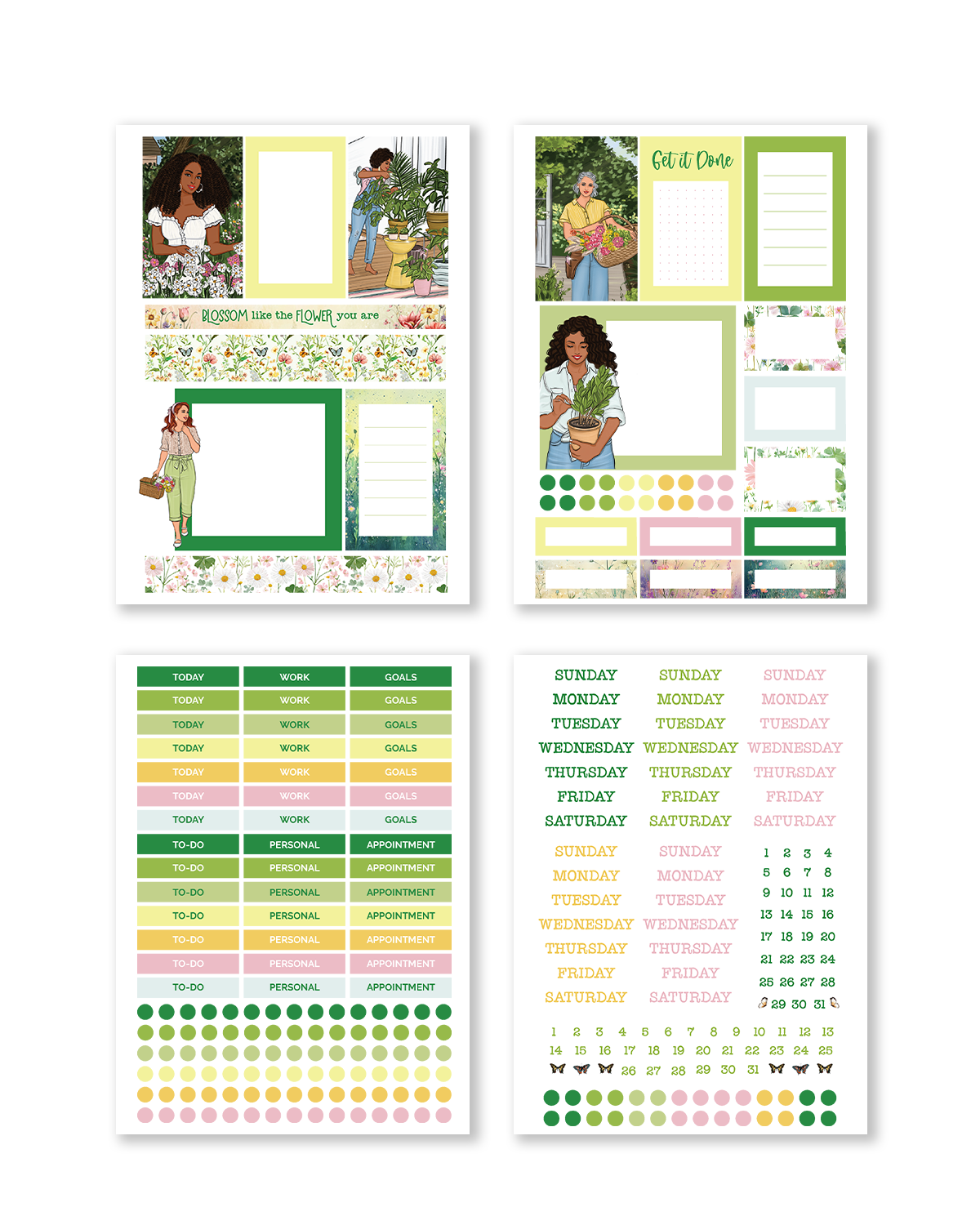 In Bloom Monthly Planning Kit Bundle
