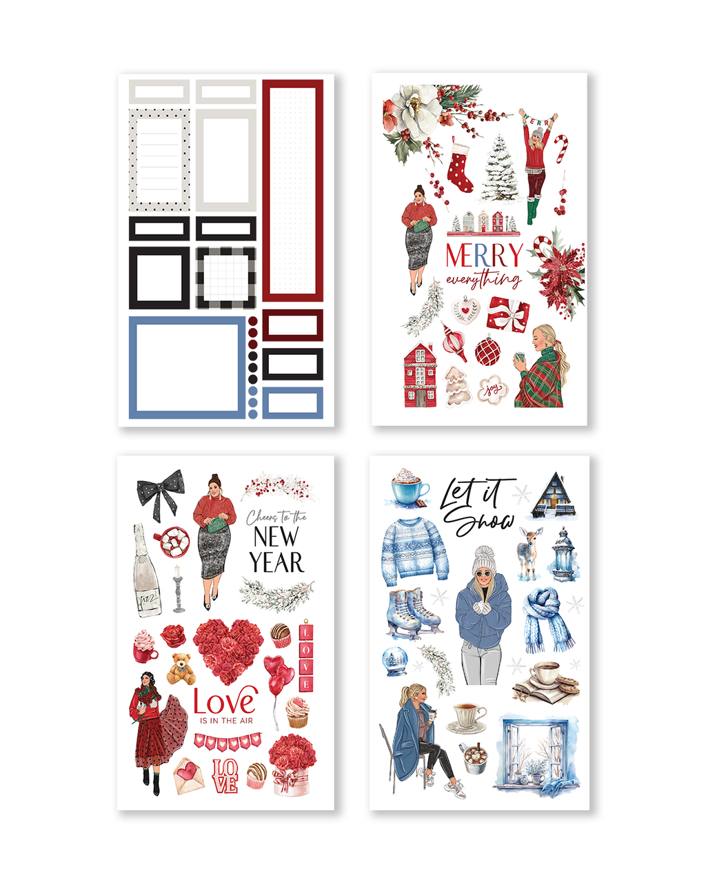 Whimsical Seasonal Sticker Book