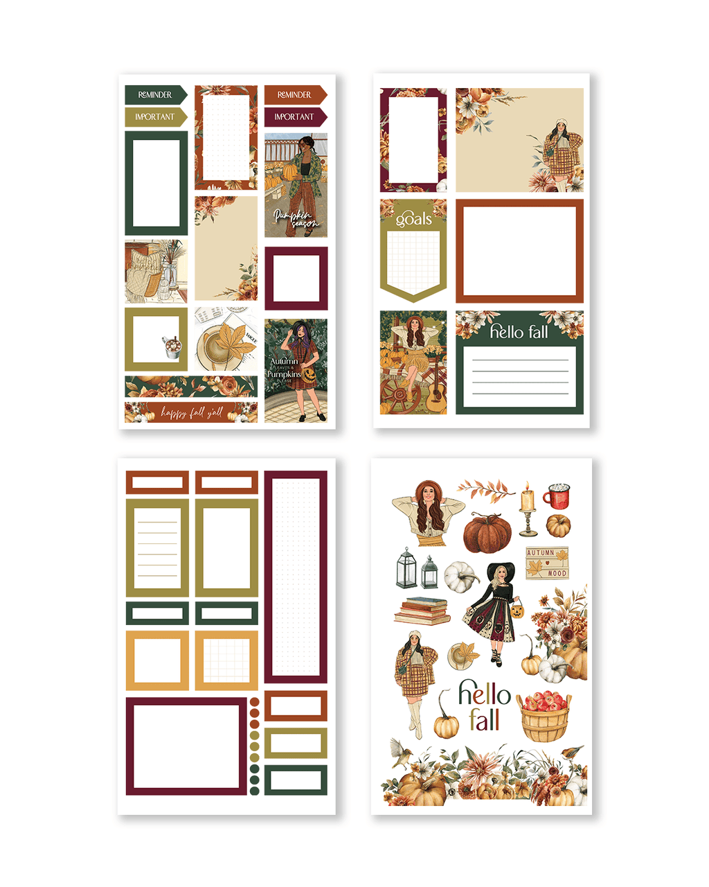 Whimsical Seasonal Sticker Book