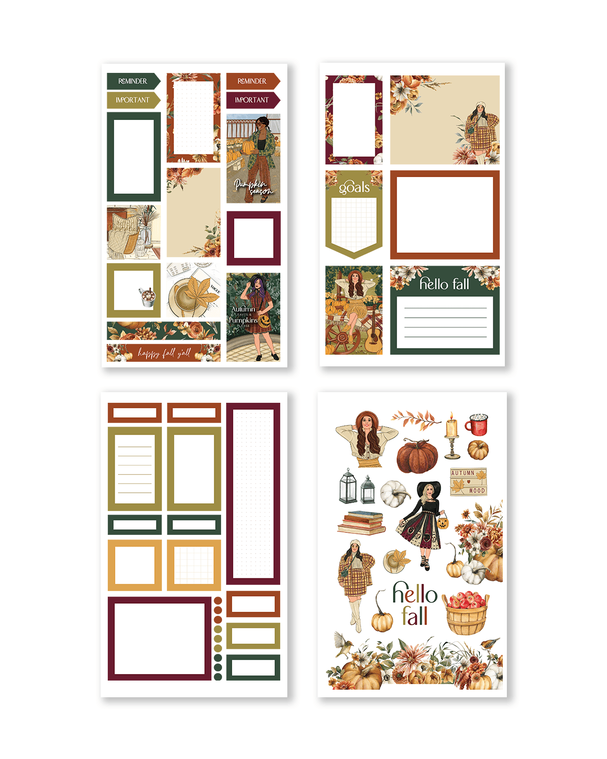 Whimsical Seasonal Sticker Book