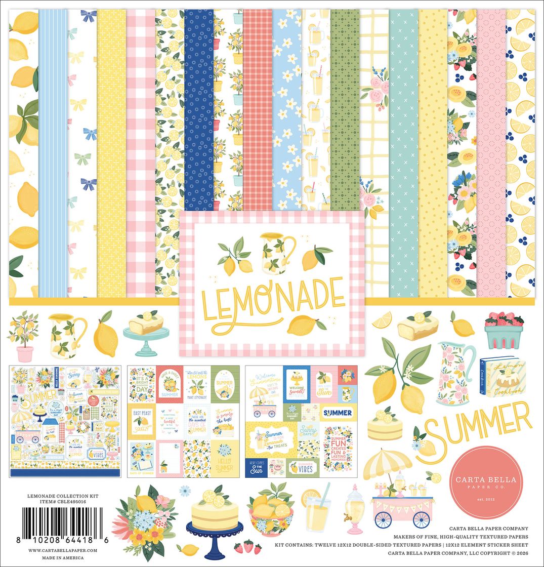 Carta Bella Lemonade Collection Kit 12"X12"