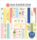Carta Bela Lemonade Double-Sided Paper Pad 6"X6"