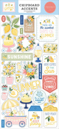 Carta Bella Lemonade Chipboard Accents 6"X13"